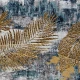 Fototapet fara imbinari Abstract Golden Leaves