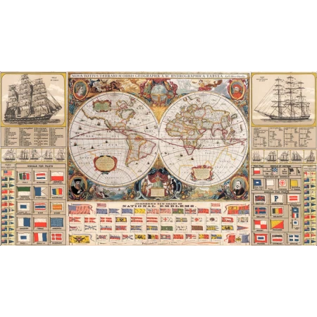Fototapet fara imbinari Vintage Navigation Premier Decor