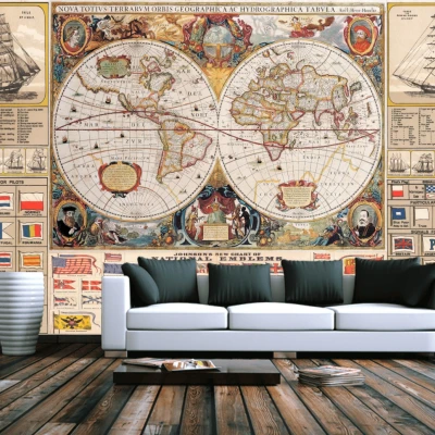 Fototapet fara imbinari Vintage Navigation Premier Decor