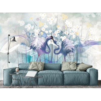 Fototapet fara imbinari Watercolor Love Premier Decor