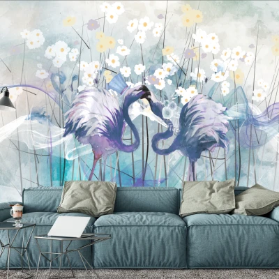 Fototapet fara imbinari Watercolor Love Premier Decor