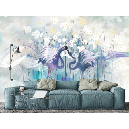 Fototapet fara imbinari Watercolor Love Premier Decor
