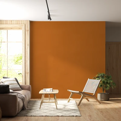 Tapet fara imbinari Cinder Orange Premier Decor