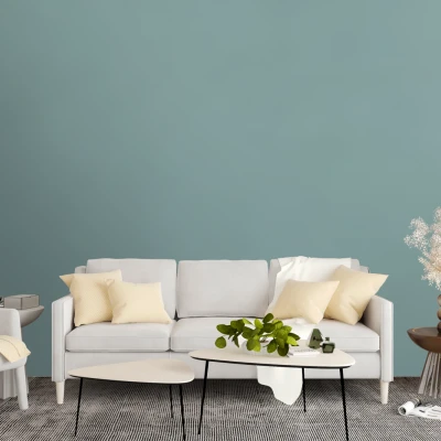 Tapet fara imbinari Teal Bluie Premier Decor