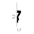 Brau decorativ perete 5,2 x 1,7 x 200 cm MD314