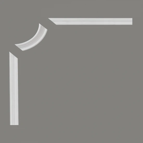 Colțar decorativ arcuit MD318-10, 13,2 cm