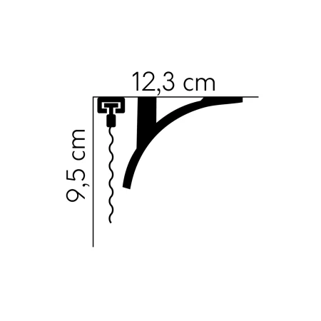 Profil LED Masca Galerie QL011